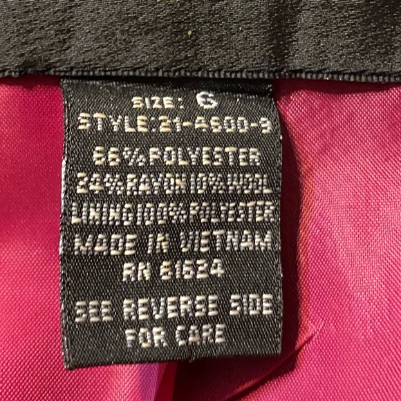 MetroStyle lined blazer. Size 6 - Picture 5 of 6